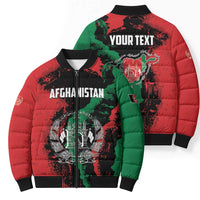 Personalized Afghanistan Bomber Puffer Jacket Grunge Style