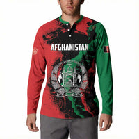 Personalized Afghanistan Button Sweatshirt Grunge Style