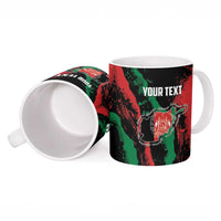 Personalized Afghanistan Ceramic Mug Grunge Style
