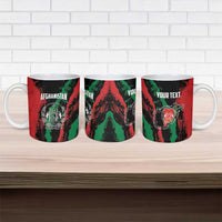 Personalized Afghanistan Ceramic Mug Grunge Style