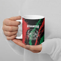 Personalized Afghanistan Ceramic Mug Grunge Style