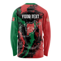 Personalized Afghanistan Long Sleeve Shirt Grunge Style