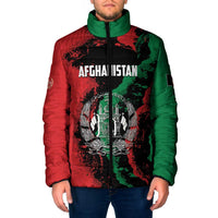 Personalized Afghanistan Padded Jacket Grunge Style