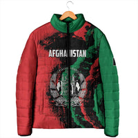 Personalized Afghanistan Padded Jacket Grunge Style