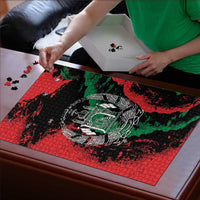 Afghanistan Puzzle Grunge Style