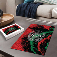 Afghanistan Puzzle Grunge Style