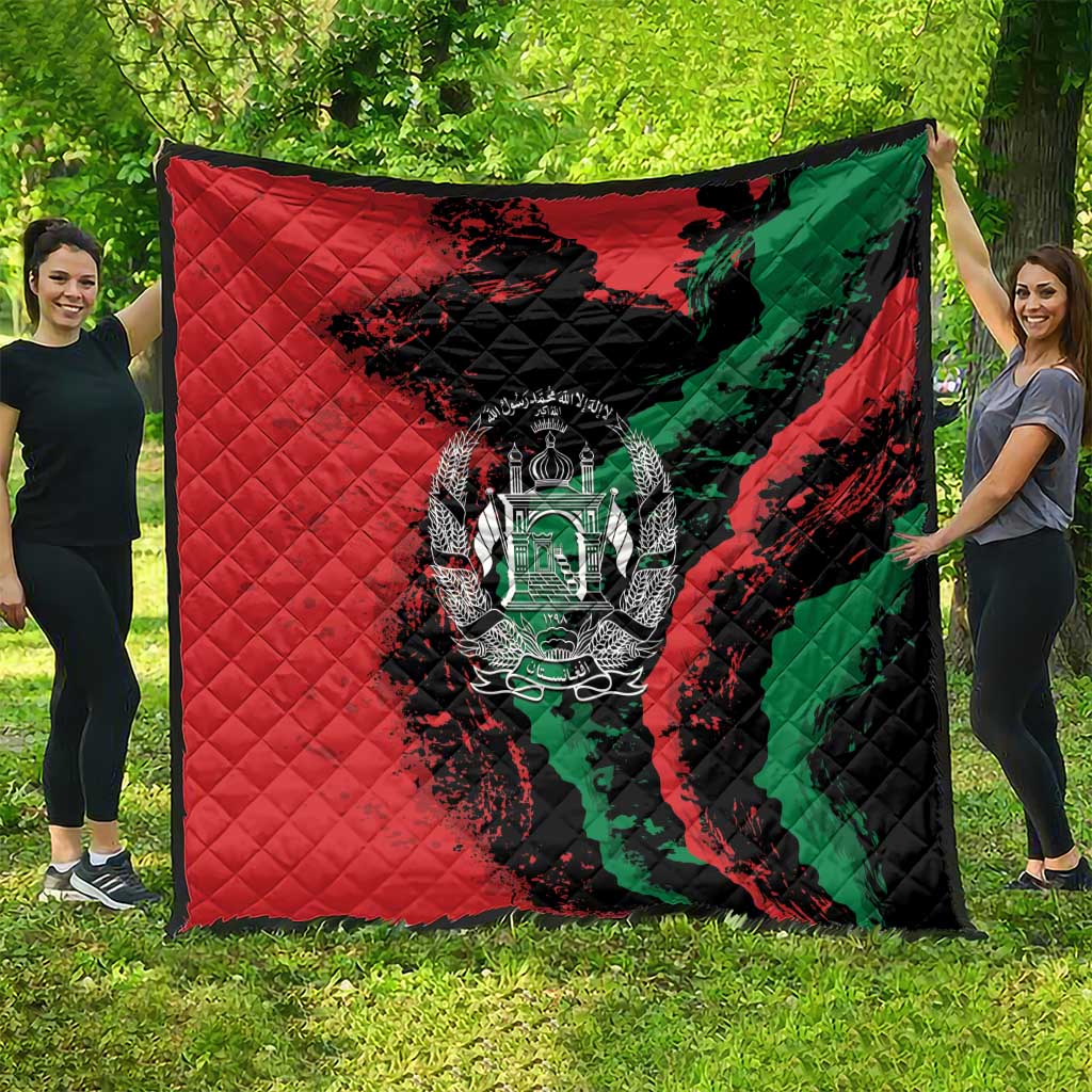 Afghanistan Quilt Grunge Style