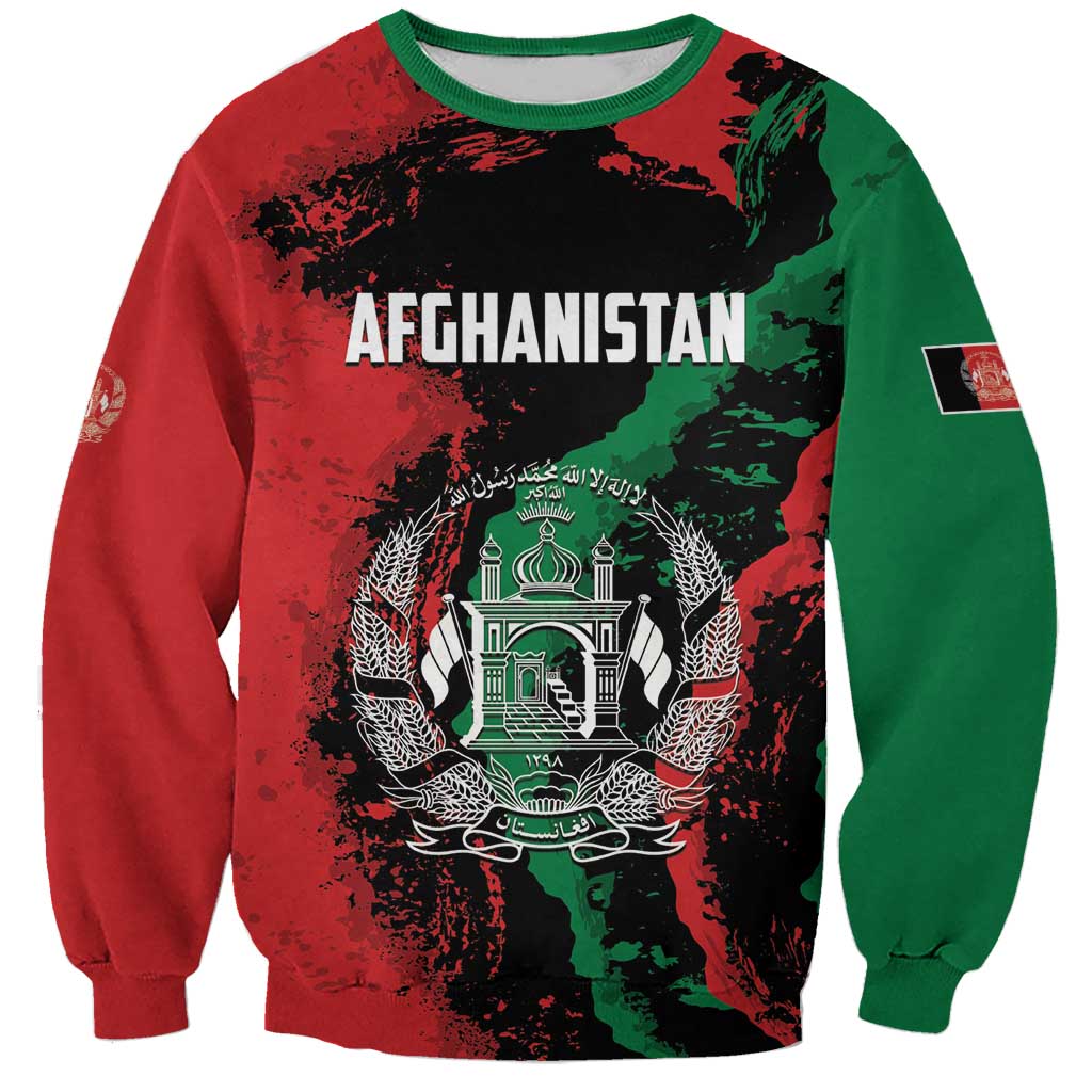 Personalized Afghanistan Sweatshirt Grunge Style