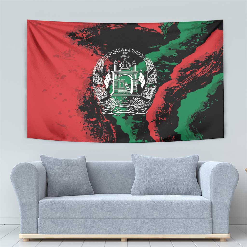 Afghanistan Tapestry Grunge Style