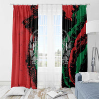 Afghanistan Window Curtain Grunge Style