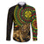 Ethiopia National Day Family Matching Off The Shoulder Long Sleeve Dress and Hawaiian Shirt Lion Of Judah African Pattern