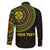 Ethiopia National Day Family Matching Off The Shoulder Long Sleeve Dress and Hawaiian Shirt Lion Of Judah African Pattern