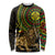 Ethiopia National Day Long Sleeve Shirt Lion Of Judah African Pattern - Wonder Print Shop