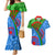 International Romani Day 2024 Couples Matching Mermaid Dress and Hawaiian Shirt Gypsy Pattern Tribal - Wonder Print Shop