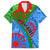 International Romani Day 2024 Family Matching Off The Shoulder Long Sleeve Dress and Hawaiian Shirt Gypsy Pattern Tribal - Wonder Print Shop