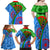 International Romani Day 2024 Family Matching Off Shoulder Maxi Dress and Hawaiian Shirt Gypsy Pattern Tribal - Wonder Print Shop