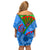 International Romani Day 2024 Family Matching Off Shoulder Short Dress and Hawaiian Shirt Gypsy Pattern Tribal - Wonder Print Shop