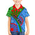 International Romani Day 2024 Family Matching Off Shoulder Short Dress and Hawaiian Shirt Gypsy Pattern Tribal - Wonder Print Shop