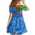 International Romani Day 2024 Kid Short Sleeve Dress Gypsy Pattern Tribal - Wonder Print Shop