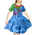 International Romani Day 2024 Kid Short Sleeve Dress Gypsy Pattern Tribal - Wonder Print Shop