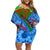 International Romani Day 2024 Off Shoulder Short Dress Gypsy Pattern Tribal - Wonder Print Shop