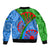 International Romani Day 2024 Sleeve Zip Bomber Jacket Gypsy Pattern Tribal - Wonder Print Shop