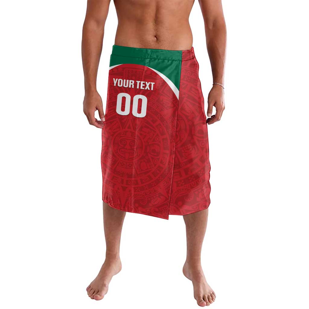 Custom Baseball Mexico Diablos Rojos Lavalava Red Devils Aztec Pattern