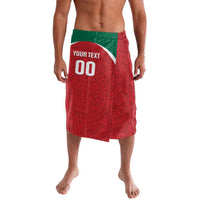 Custom Baseball Mexico Diablos Rojos Lavalava Red Devils Aztec Pattern