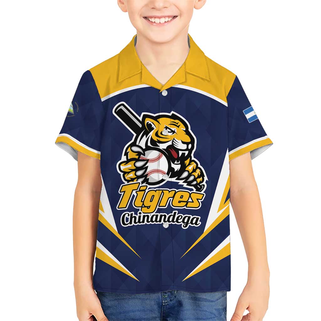 Custom Baseball Tigres Chinandega Kid Hawaiian Shirt Go Nicaragua Boys