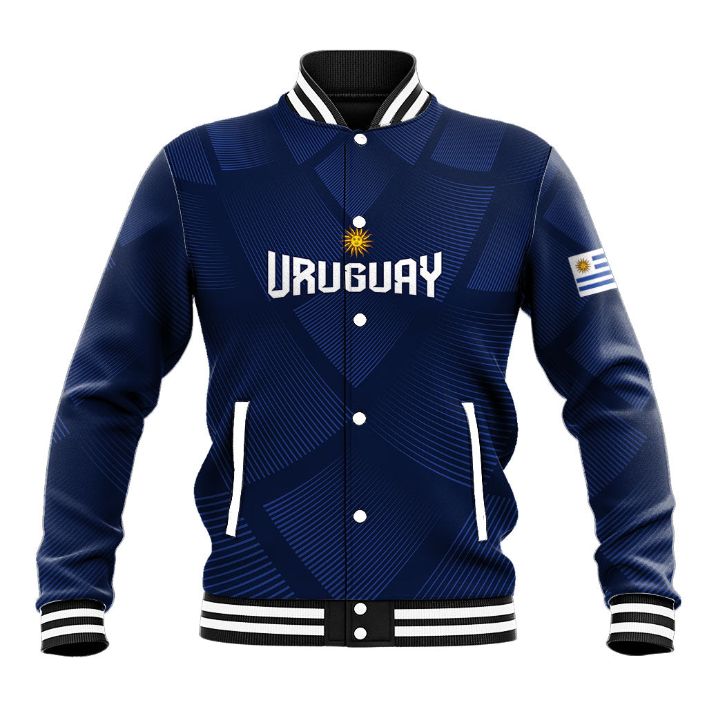 Custom Uruguay 2026 World Football Baseball Jacket La Celeste Go Up To The Sky