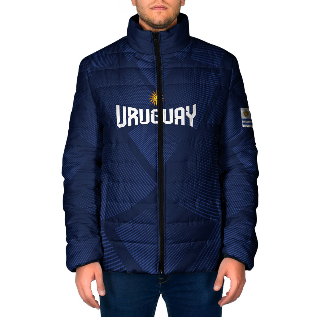 Custom Uruguay 2026 World Football Padded Jacket La Celeste Go Up To The Sky