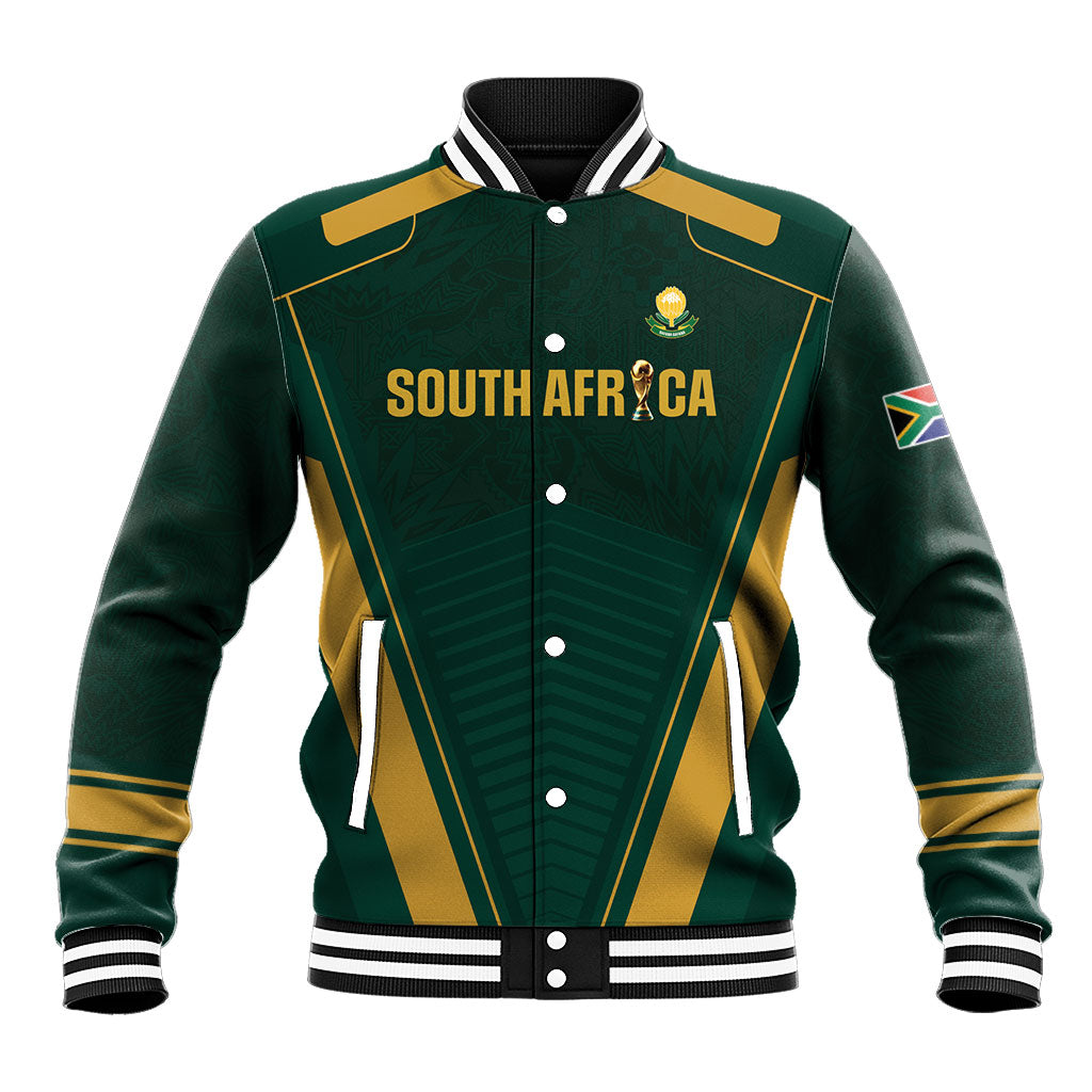 Custom South Africa 2026 World Football Baseball Jacket Bafana Bafana Woza