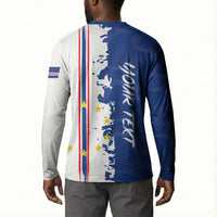 Personalized Cabo Verde 2026 Football Button Sweatshirt Crioulos Make History