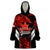 Canada Soccer Wearable Blanket Hoodie Canadian Maple Sporty Style - Wonder Print Shop