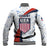 United States Soccer Baseball Jacket USA Coat Of Arms Sporty Style - Wonder Print Shop