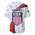 United States Soccer Baseball Jersey USA Coat Of Arms Sporty Style - Wonder Print Shop