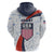 United States Soccer Hoodie USA Coat Of Arms Sporty Style - Wonder Print Shop