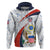 United States Soccer Hoodie USA Coat Of Arms Sporty Style - Wonder Print Shop