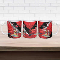 Personalized Trinidad And Tobago Scarlet Ibis Ceramic Mug Special Stylized - Wonder Print Shop