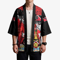 Personalized Trinidad And Tobago Scarlet Ibis Kimono Special Stylized - Wonder Print Shop