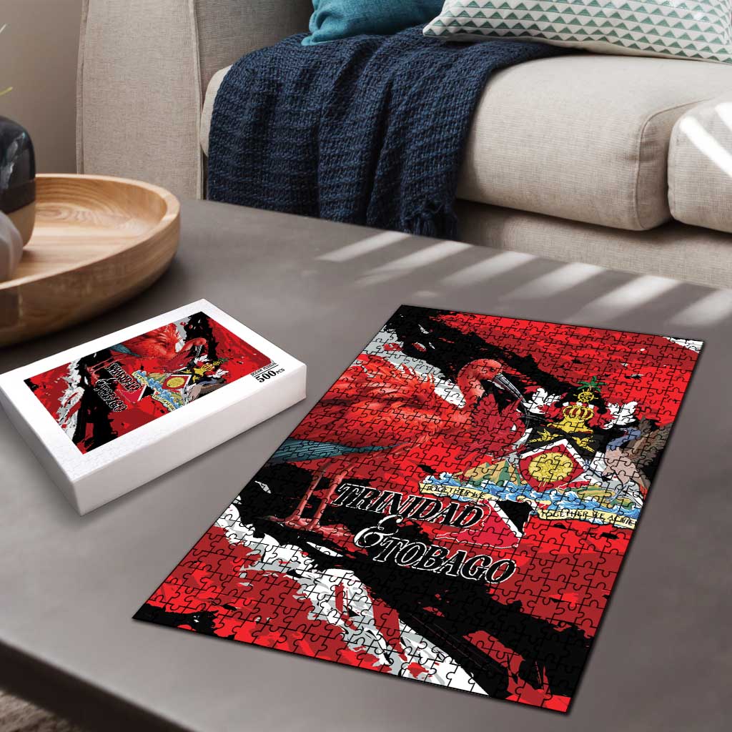 Trinidad And Tobago Scarlet Ibis Puzzle Special Stylized - Wonder Print Shop