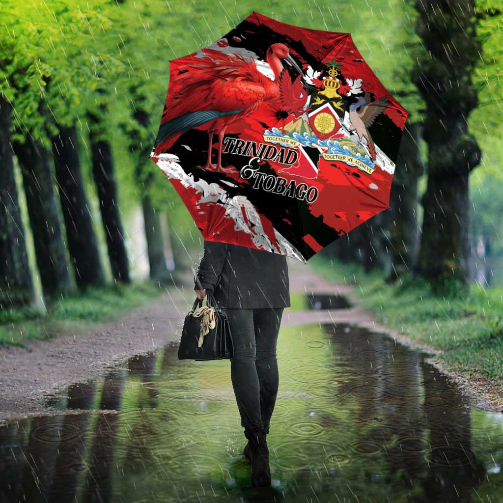 Trinidad And Tobago Scarlet Ibis Umbrella Special Stylized - Wonder Print Shop