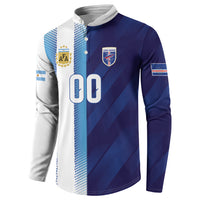 Custom Argentina Cabo Verde 2026 World Football Button Sweatshirt Forever Pride