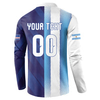 Custom Argentina Cabo Verde 2026 World Football Button Sweatshirt Forever Pride