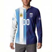 Custom Argentina Cabo Verde 2026 World Football Button Sweatshirt Forever Pride