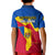 Moldova Independence Day Kid Polo Shirt Coat of Arms Special Version - Wonder Print Shop