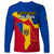 Moldova Independence Day Long Sleeve Shirt Coat of Arms Special Version - Wonder Print Shop