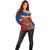 Moldova Independence Day Off Shoulder Sweater Coat of Arms Special Version - Wonder Print Shop