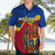 Personalised Moldova Independence Day Hawaiian Shirt Coat of Arms Special Version - Wonder Print Shop