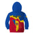 Personalised Moldova Independence Day Kid Hoodie Coat of Arms Special Version - Wonder Print Shop